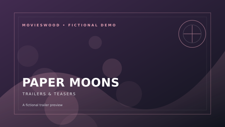 Original fictional movie-news demo illustration for SAMPLE: “Paper Moons” Joins the Spring Preview Lineup
